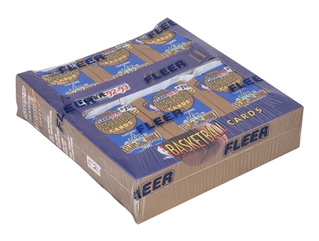 1992-93 Fleer Basketball Series 2 Jumbo Box (24 Packs)